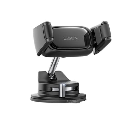 Lisen Maxfit Car Phone Holder Universal Phone Holder, 360-Degree Rotating Phone Mount (Upgraded Clip for Easy Attachment and Removal), Suitable for 4-7 Inch Smartphones Such as Iphone, Samsung, Google, and Nokia
