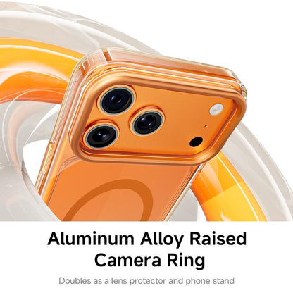 MAGICJOHN Iphone 17/17 Air/16/15 Pro Max Kickstand Case – Multi-Angle Adjustable Lens Stand with Raised Camera Protection