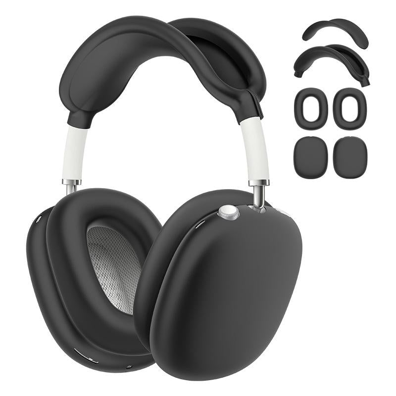 Silicone Earphone Protector Case for Apple Airpods Max Headphones, Dustproof Shockproof Headset Cover, Durable Protective Shell