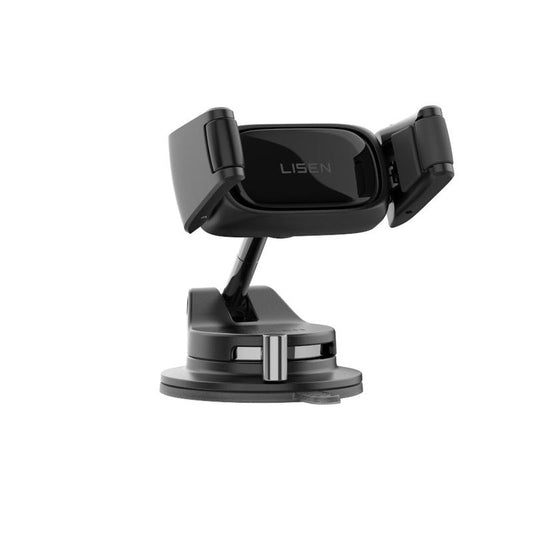 Lisen Maxfit Car Phone Holder Universal Phone Holder, 360-Degree Rotating Phone Mount (Upgraded Clip for Easy Attachment and Removal), Suitable for 4-7 Inch Smartphones Such as Iphone, Samsung, Google, and Nokia